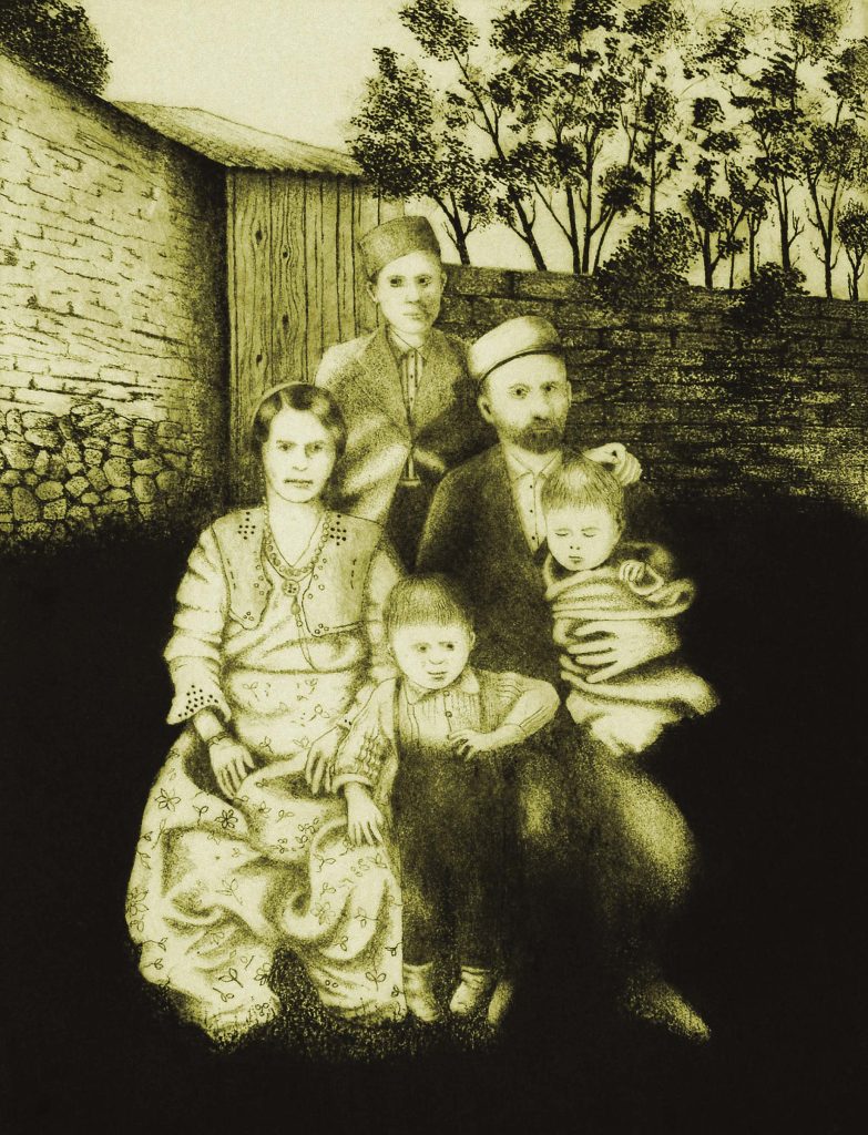 Ismet Hadzic slika Mahmud ef. Imami sa porodicom